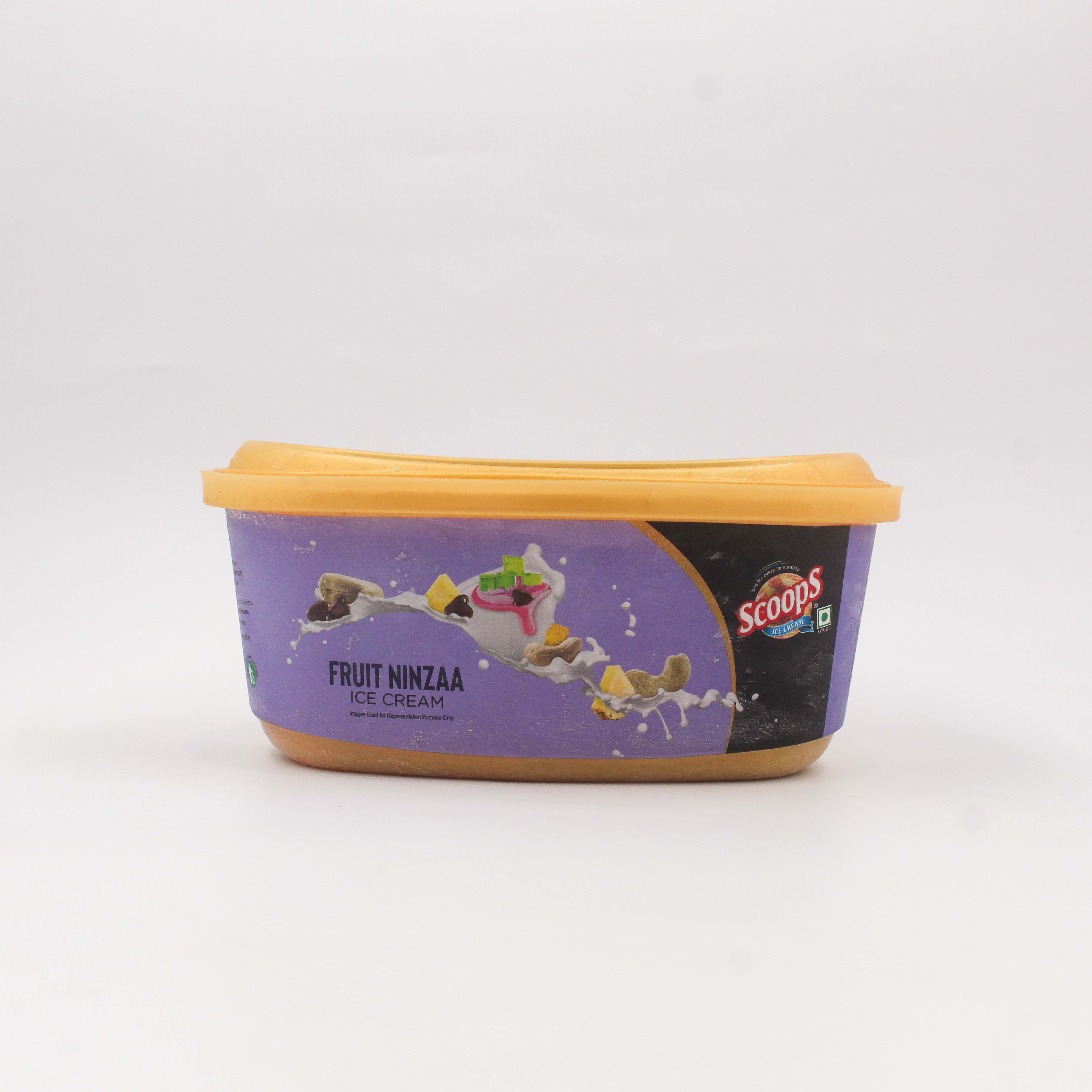 Scoops Ice Cream Fruit Ninzaa 500 ml